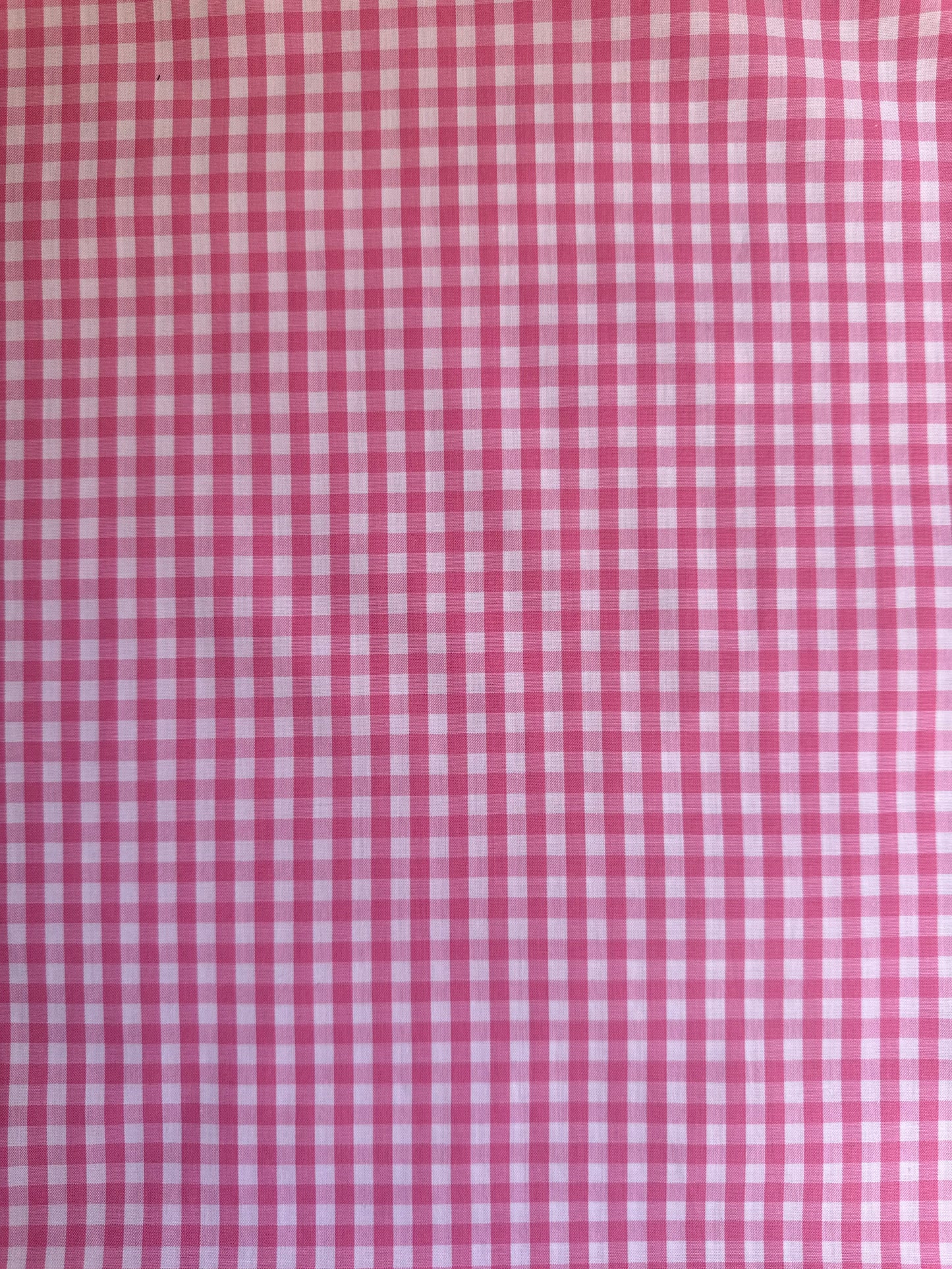 Coton - Vichy rose - Coupon de 3m