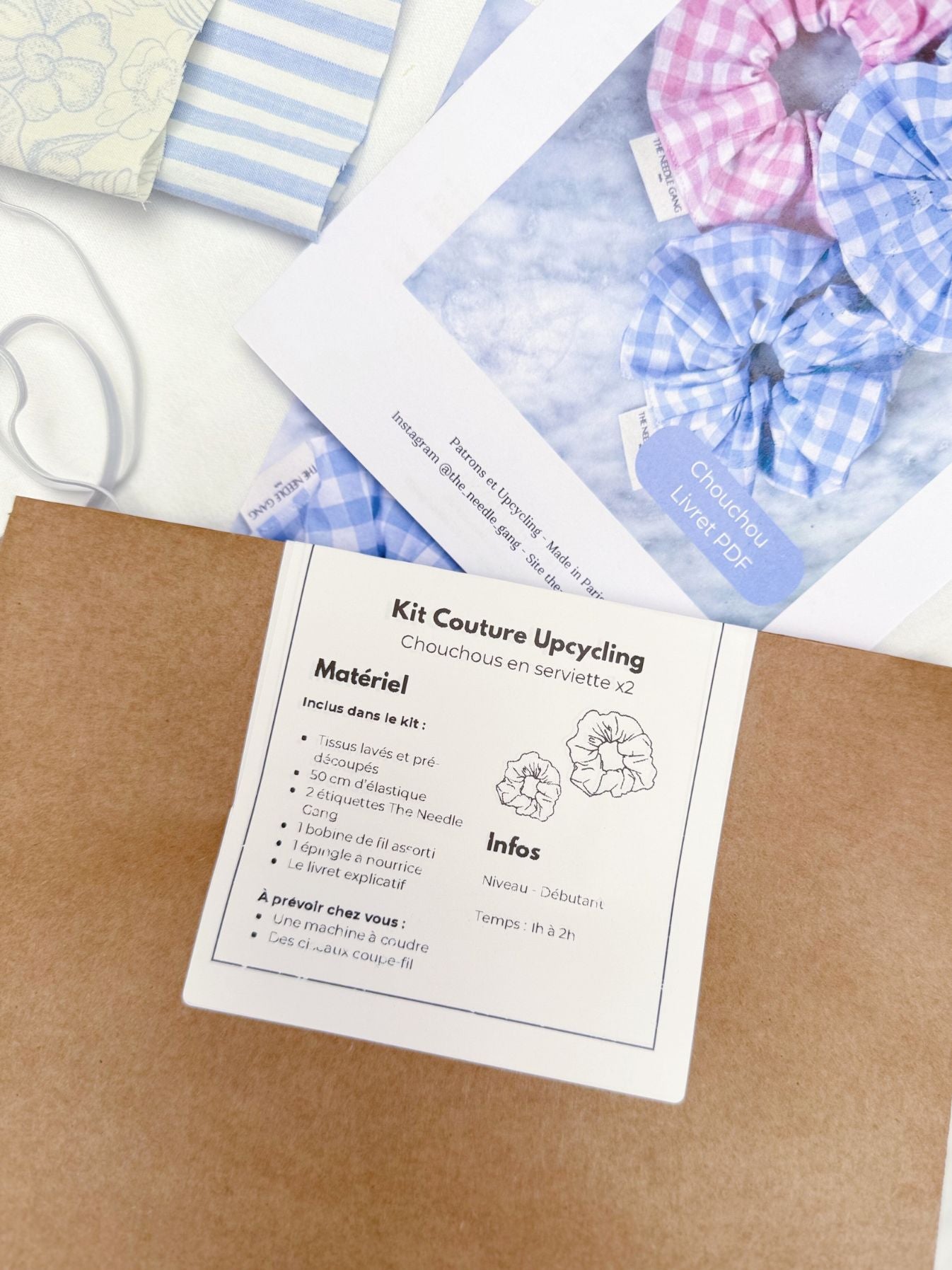 Kit couture - chouchous coton x3