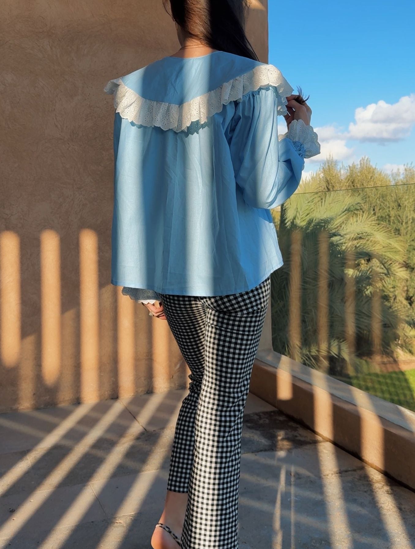 Patron de la blouse Lison + extension col Malo