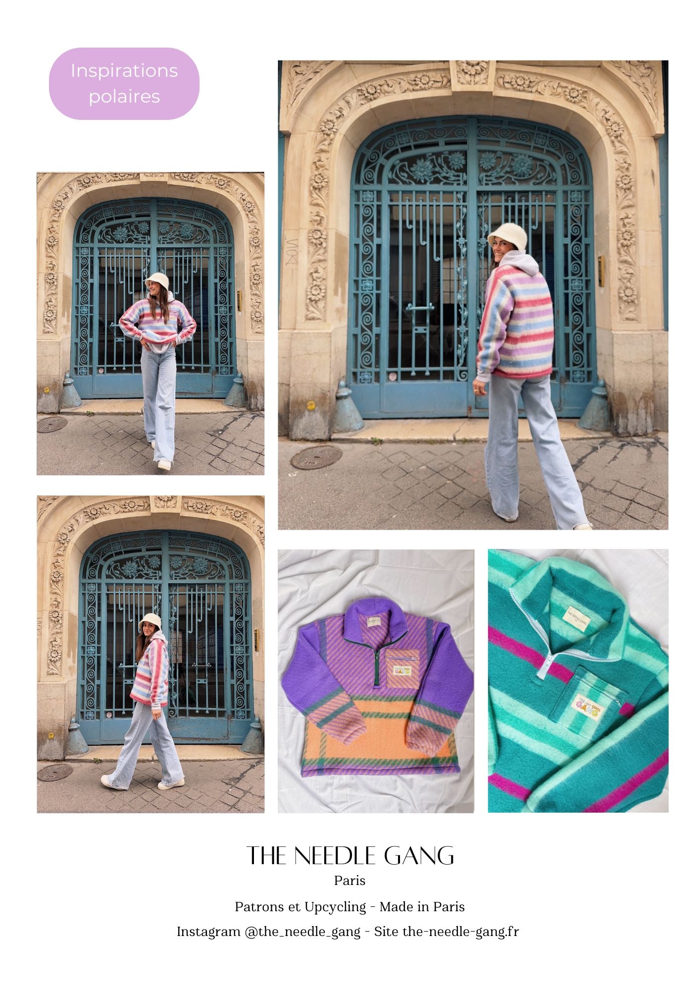 Patron de la veste polaire Maxine