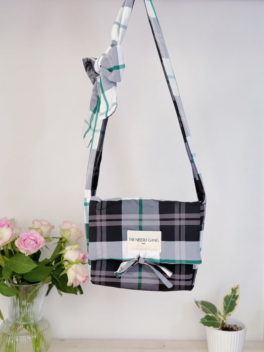 Sac MARCEL - Satin à Carreaux