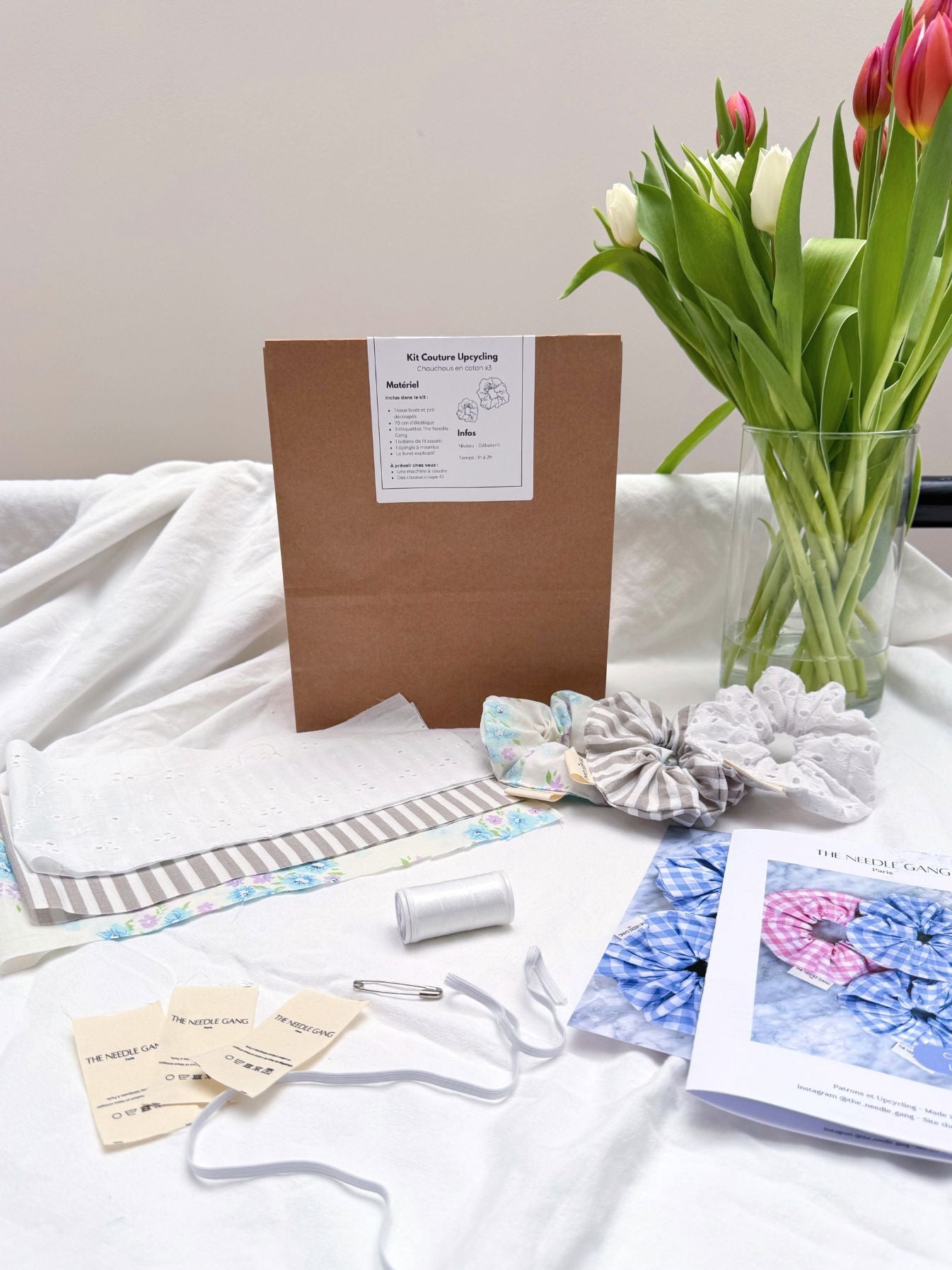 Kit couture - chouchous coton x3