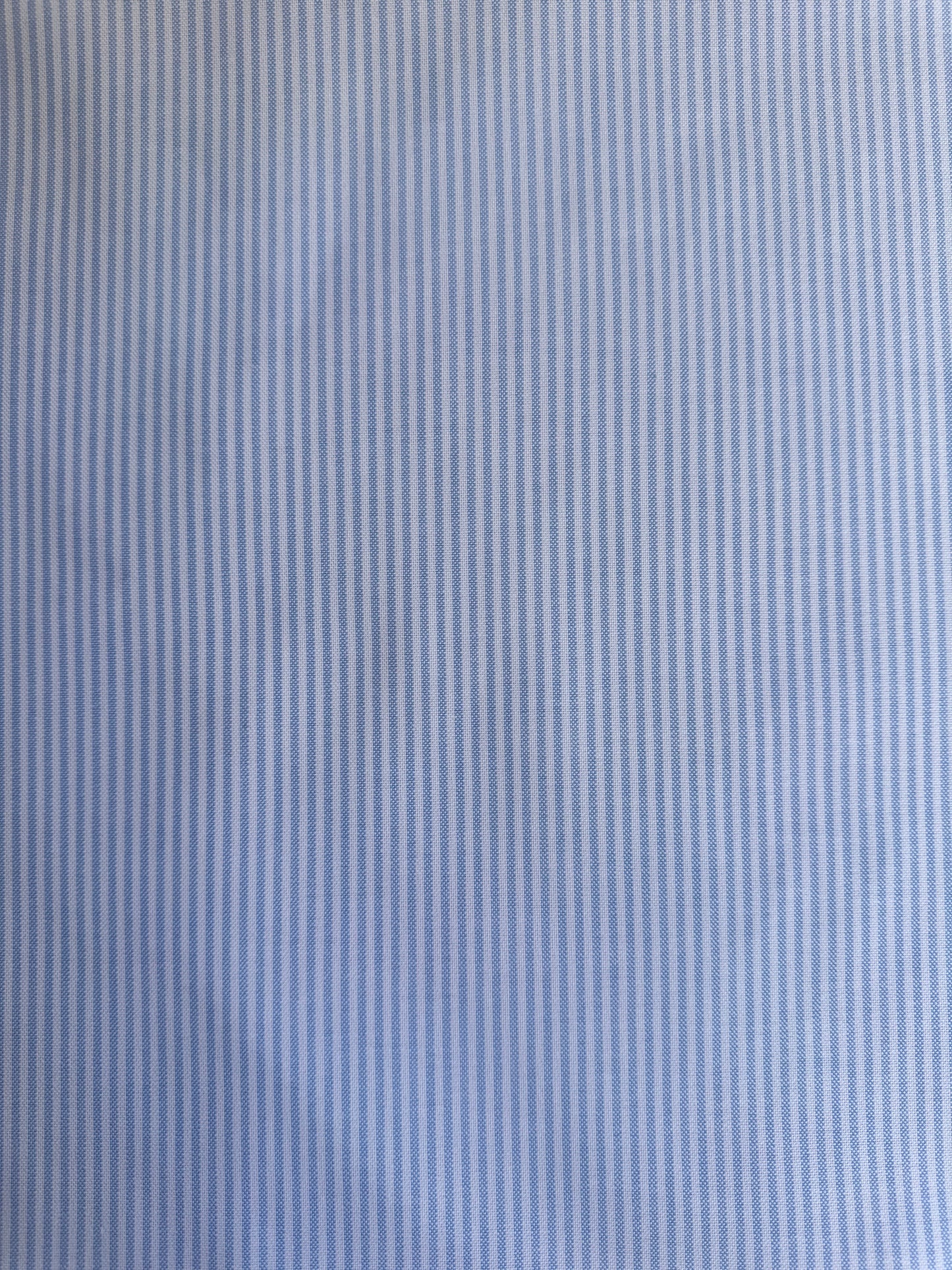 Toile de coton - Rayures bleues - Coupon de 3m