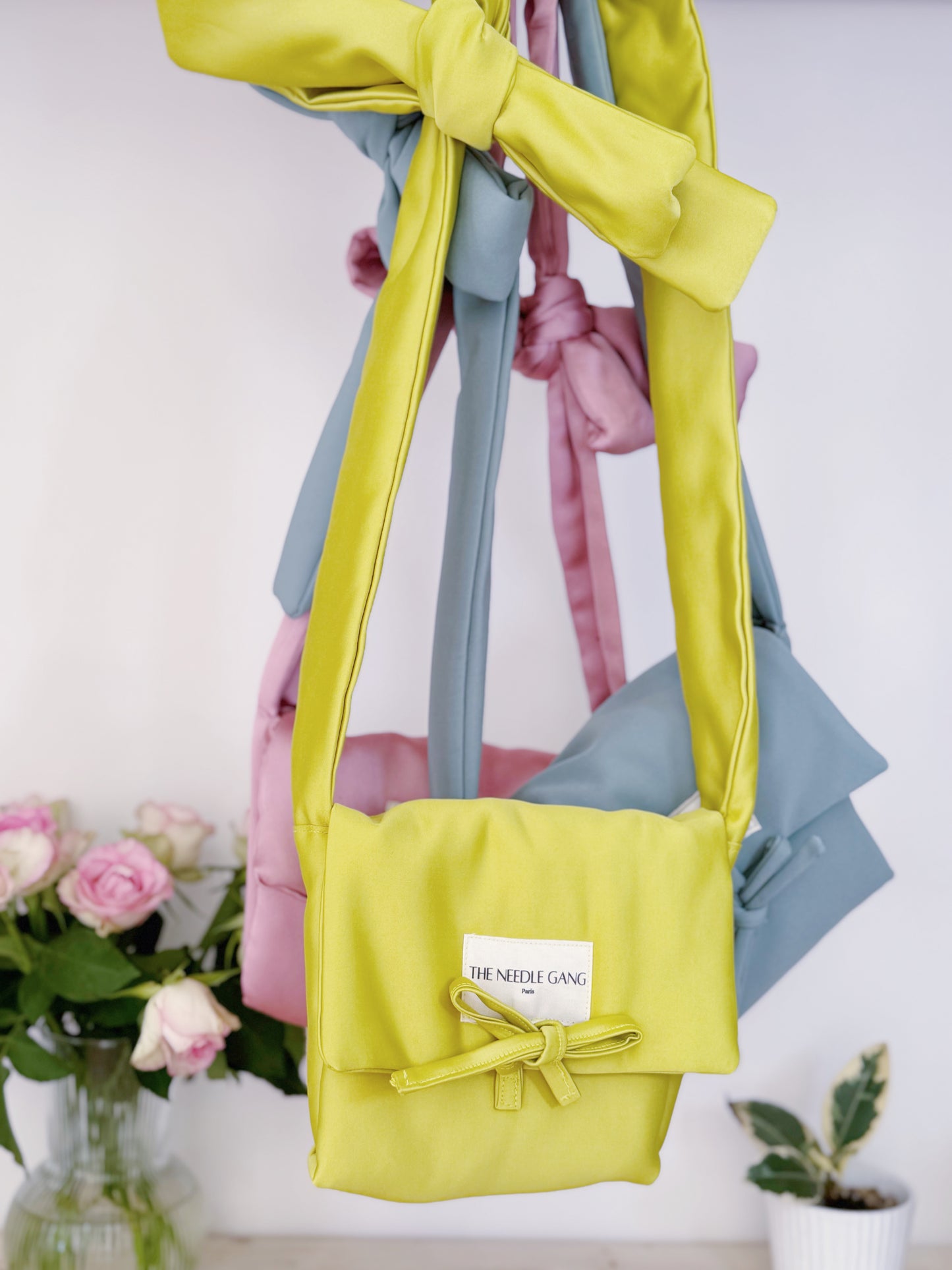 Sac MARCEL - Satin vert