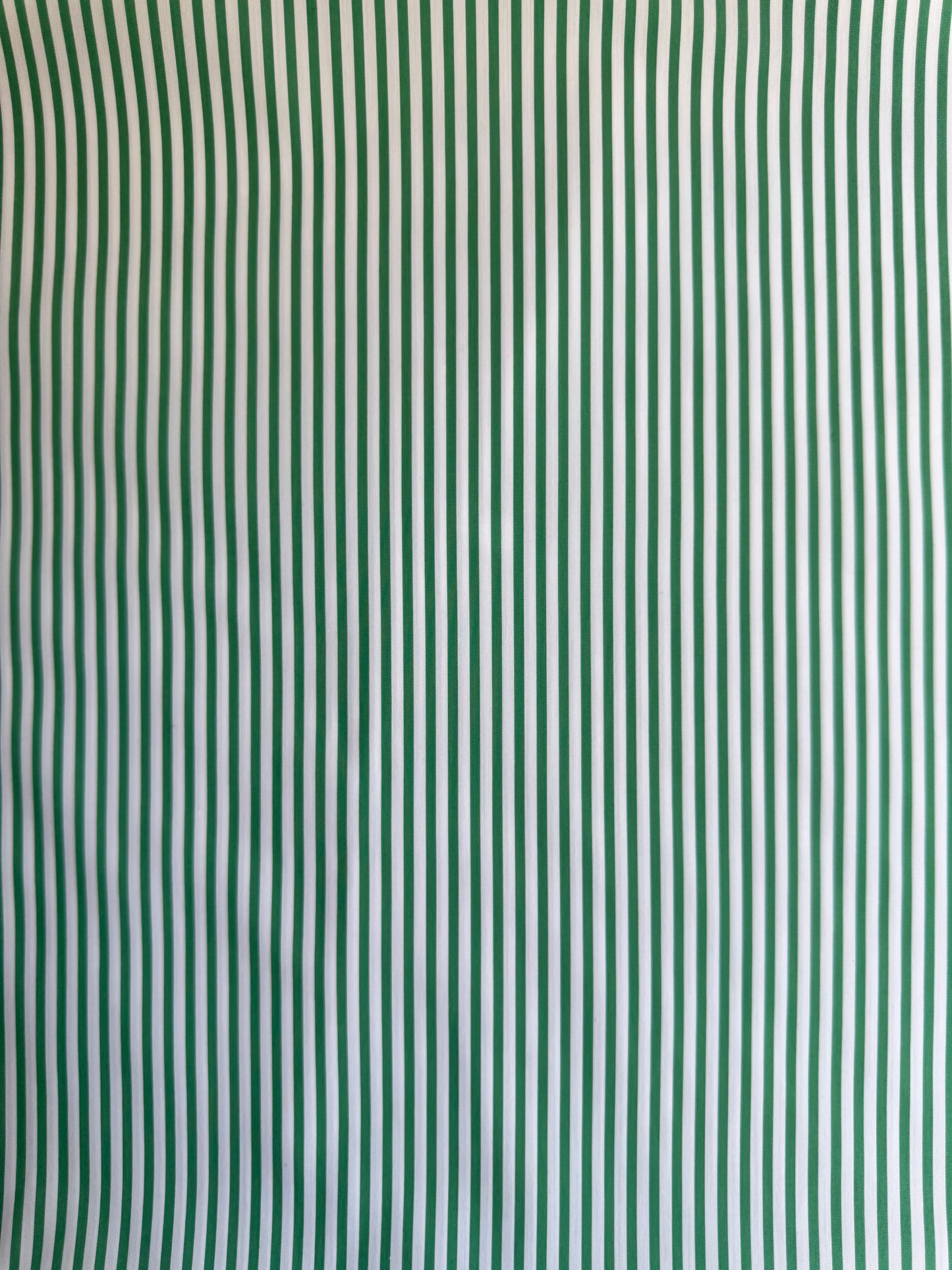 Coton - Rayures vertes - Coupon de 3m