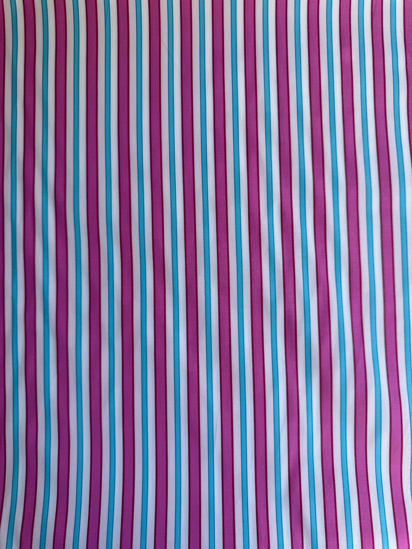 Coton - Rayures roses et bleues - Coupon de 3m