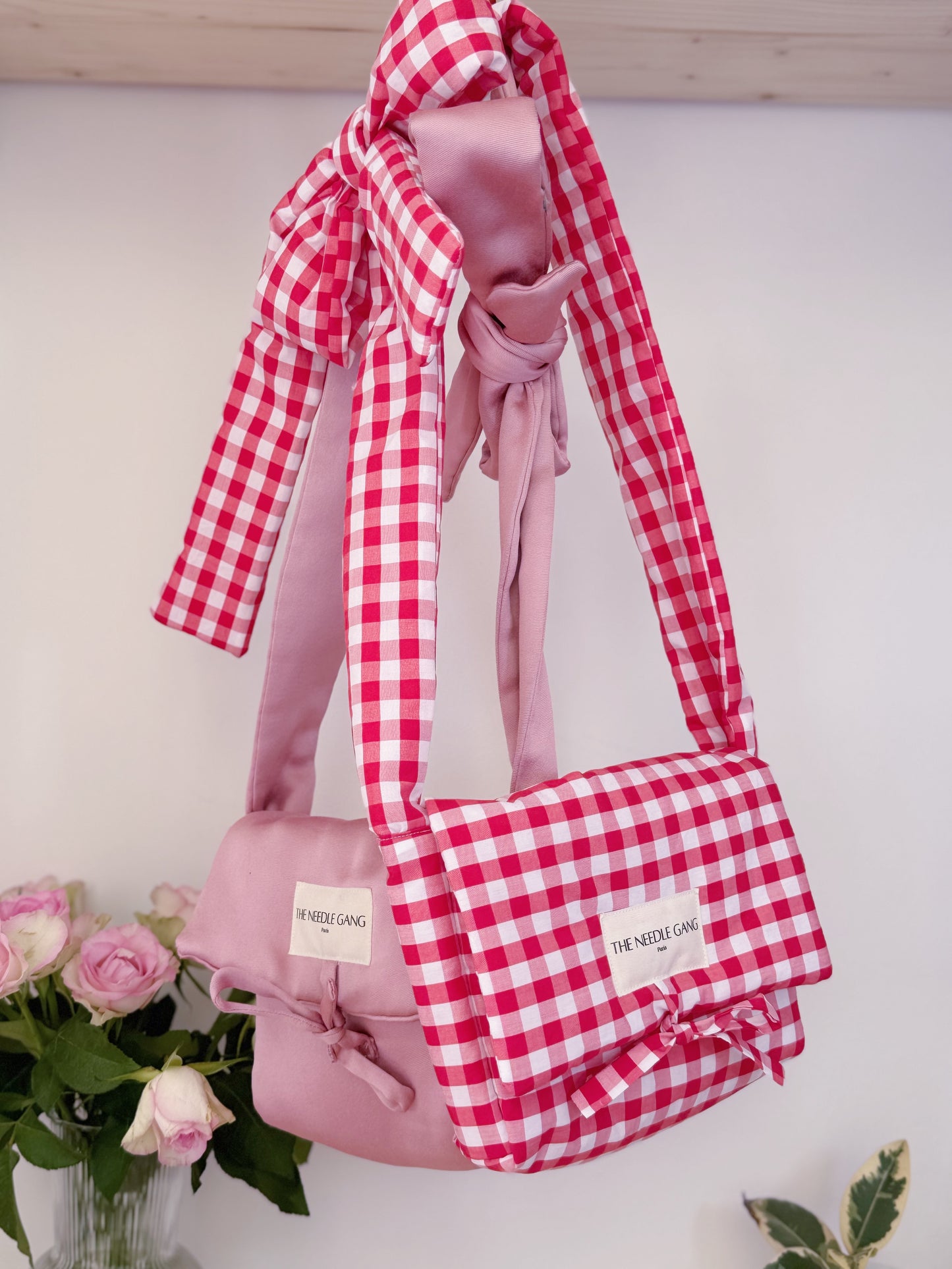 Sac MARCEL - Satin rose