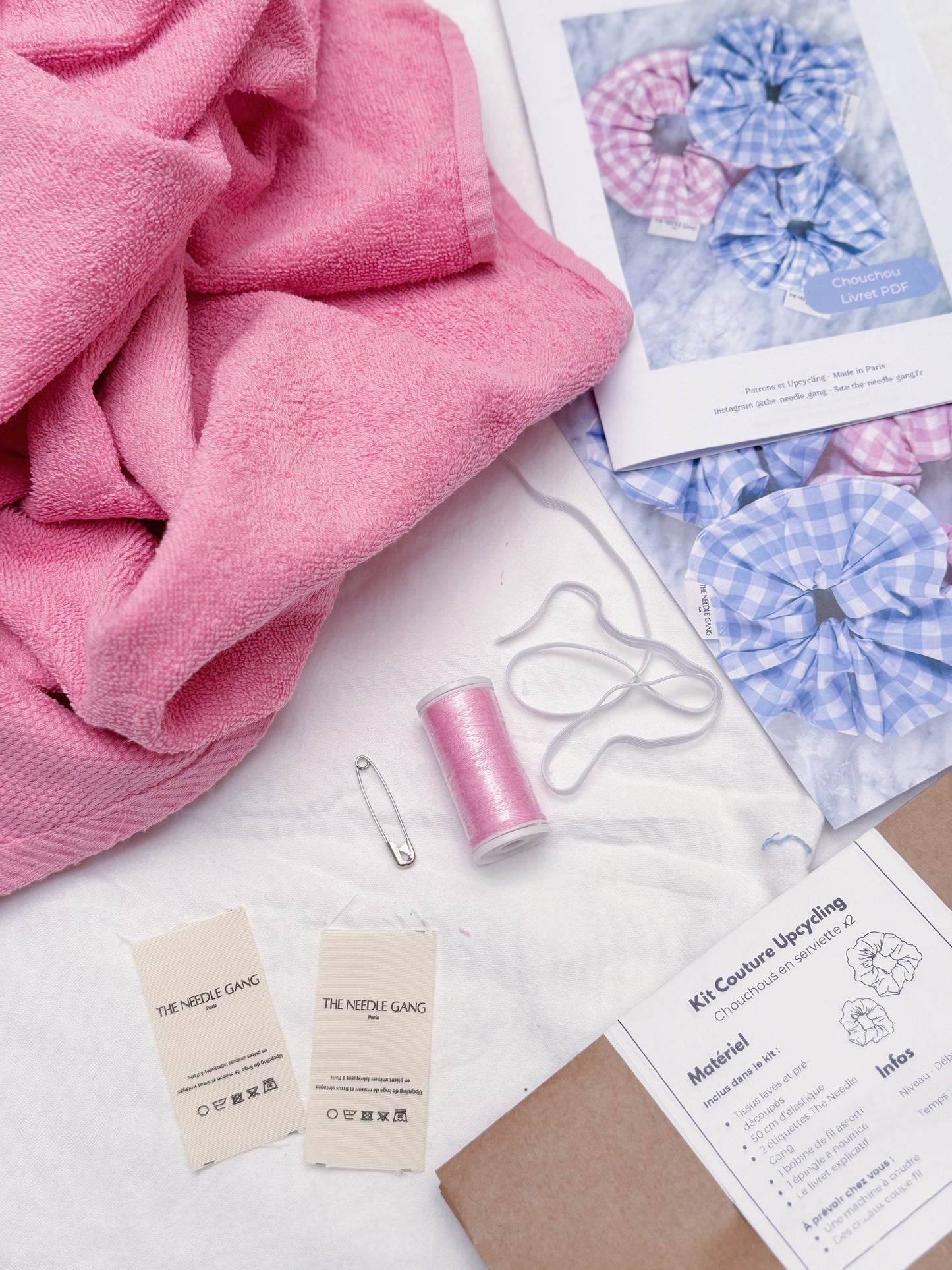 Kit couture - chouchous serviette x2