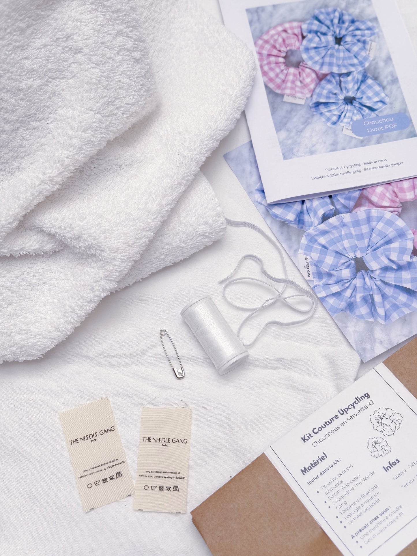 Kit couture - chouchous serviette x2