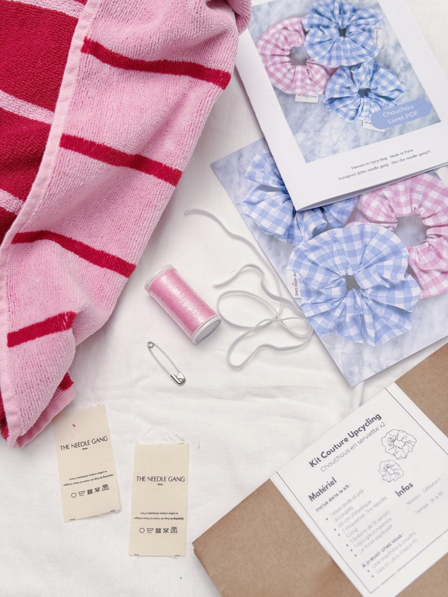 Kit couture - chouchous serviette x2