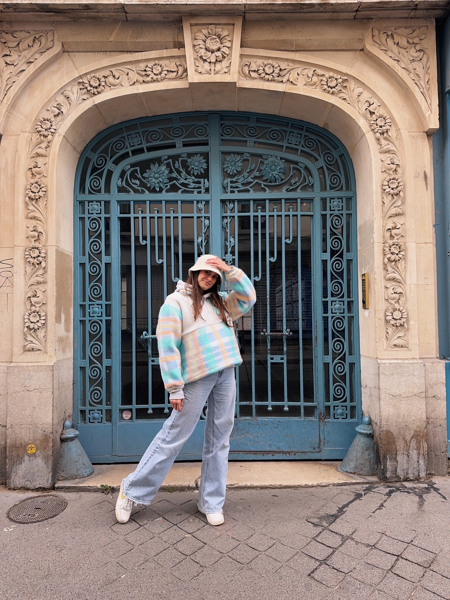 Polaire Maxine - Carreaux pastel