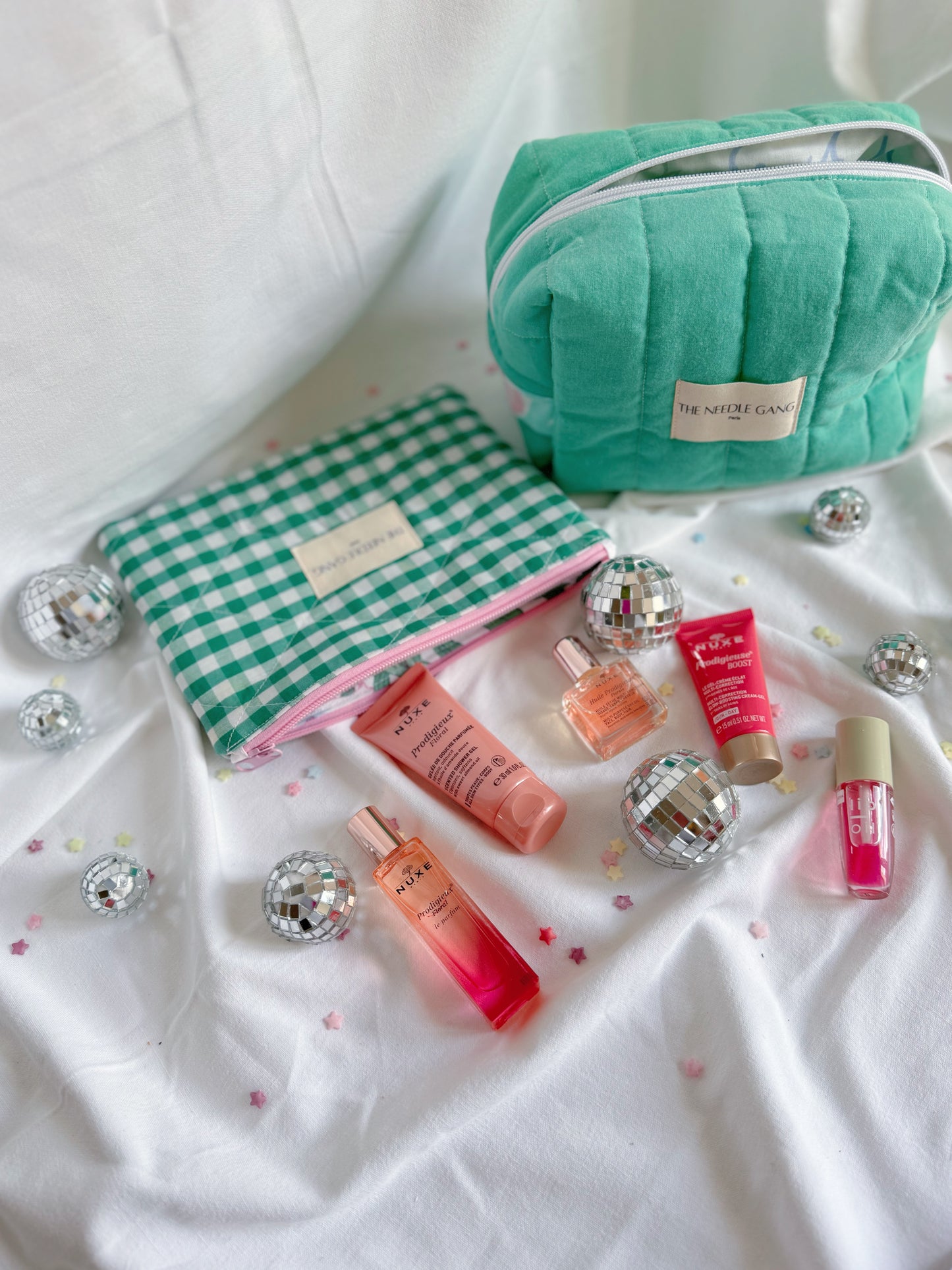 Trousse - Vichy vert