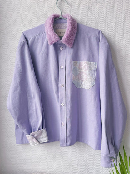 La sur-chemise mauve