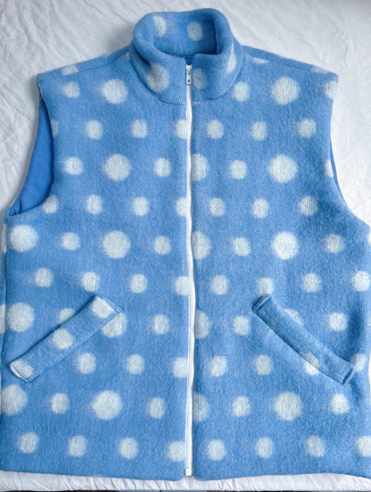 Veste Maxine - Bleu à pois
