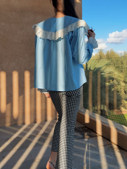 Patron de la blouse Lison + extension col Malo