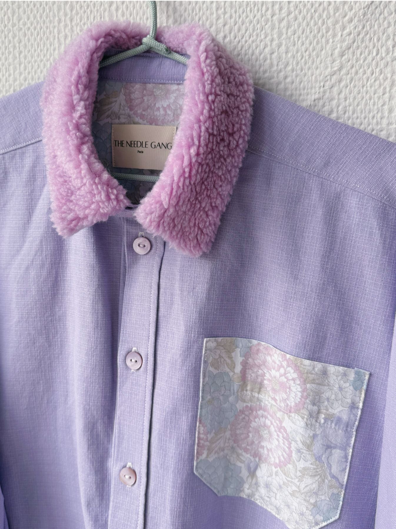 La sur-chemise mauve