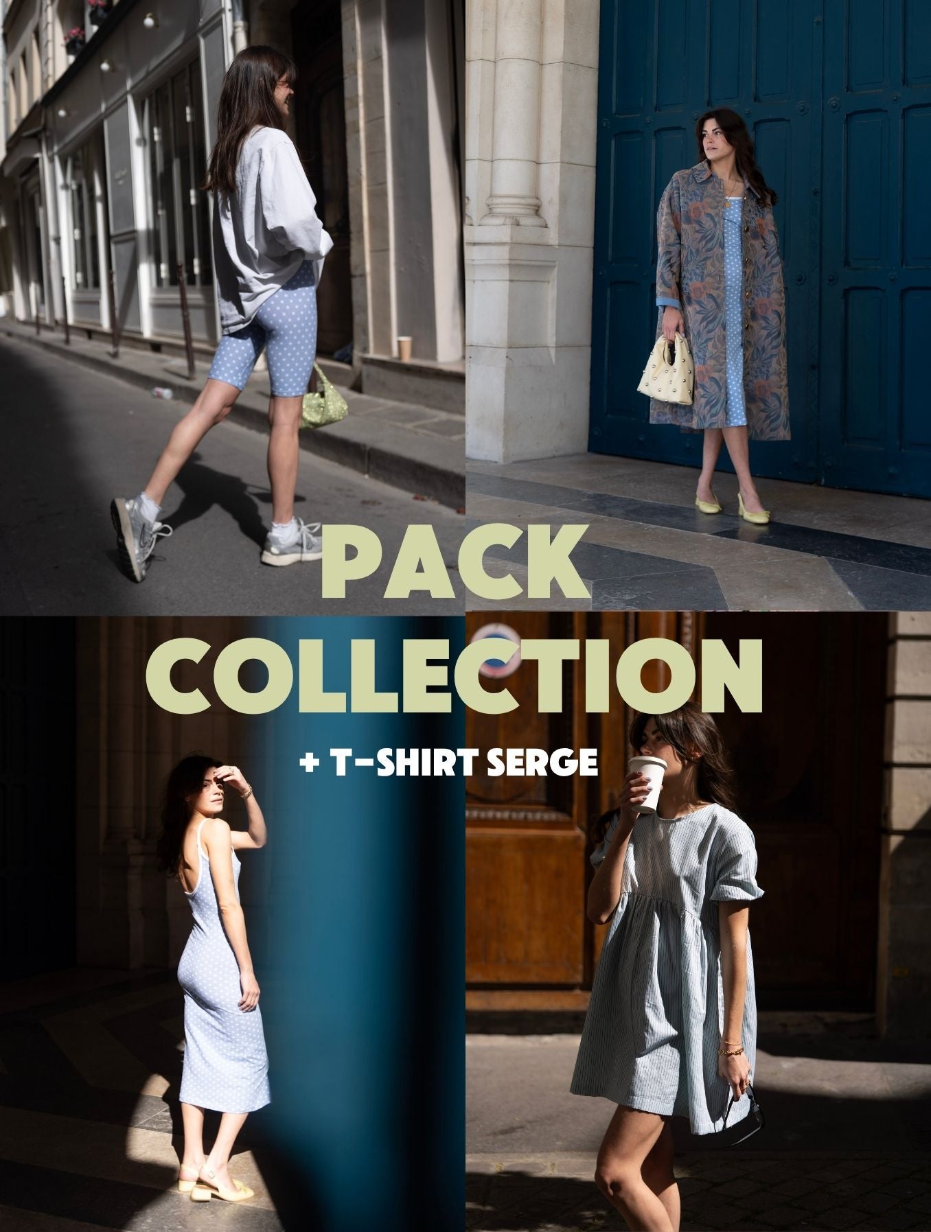 Pack patrons - Collection Printemps/Eté 2026 + T-shirt Serge