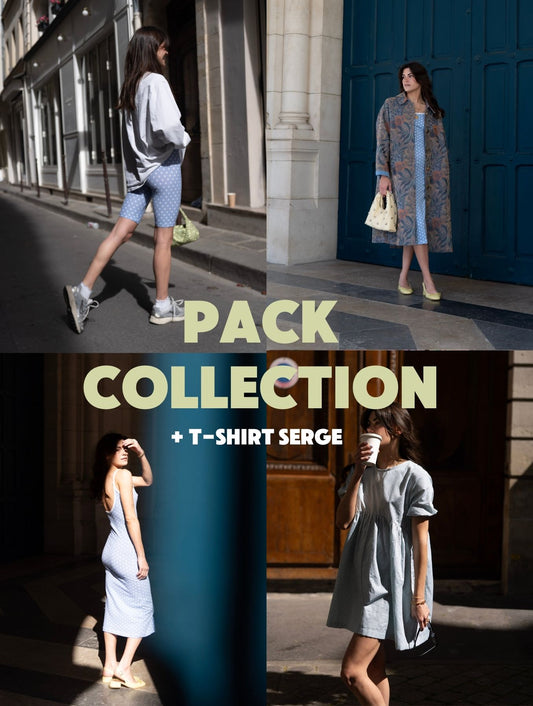 Pack patrons - Collection Printemps/Eté 2026 + T-shirt Serge