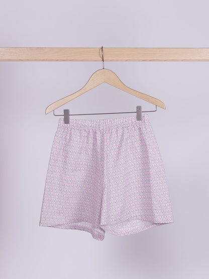 Le short - Coton motif arlequin