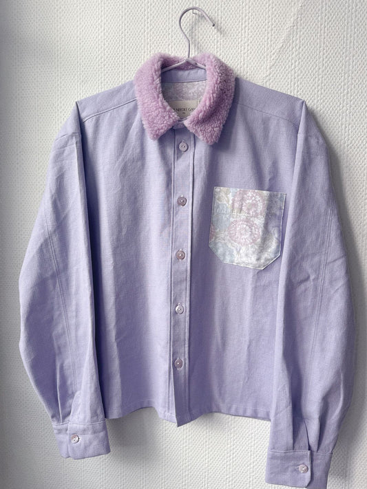 La sur-chemise mauve