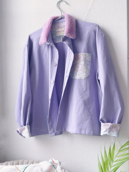 La sur-chemise mauve