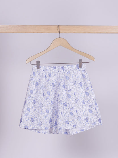 Le short - Coton motif cachemire