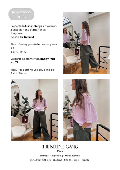 Patron du t-shirt/sweat Serge