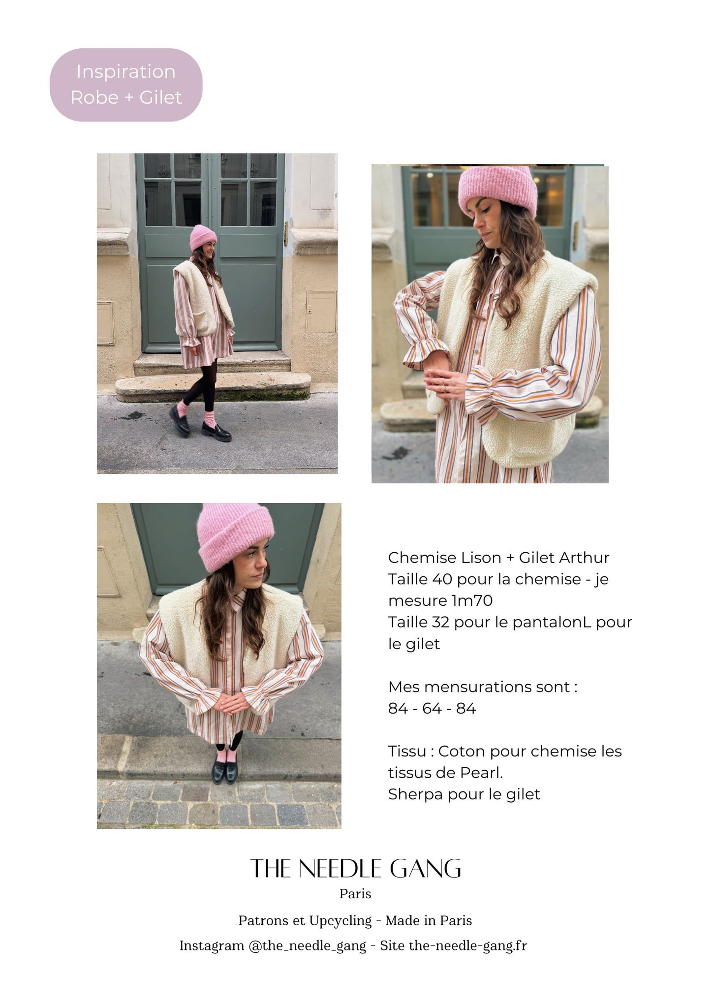 Patron de la robe/blouse Lison