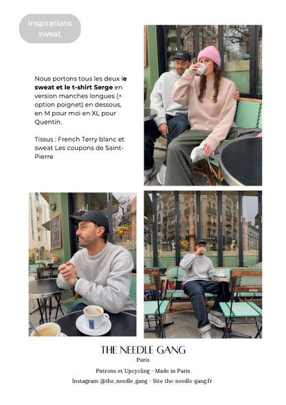 Patron du t-shirt/sweat Serge