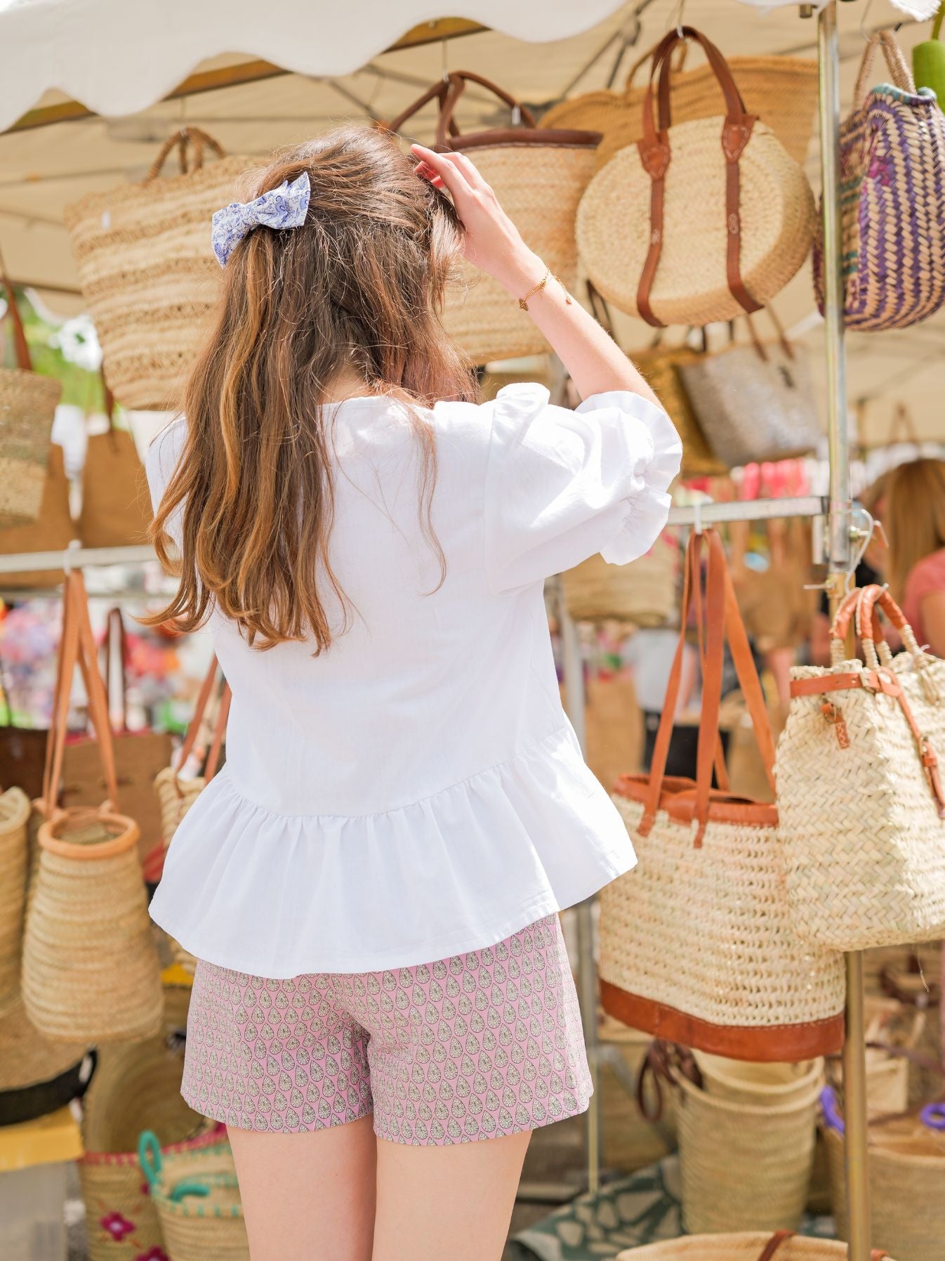 Le short - Coton motif arlequin