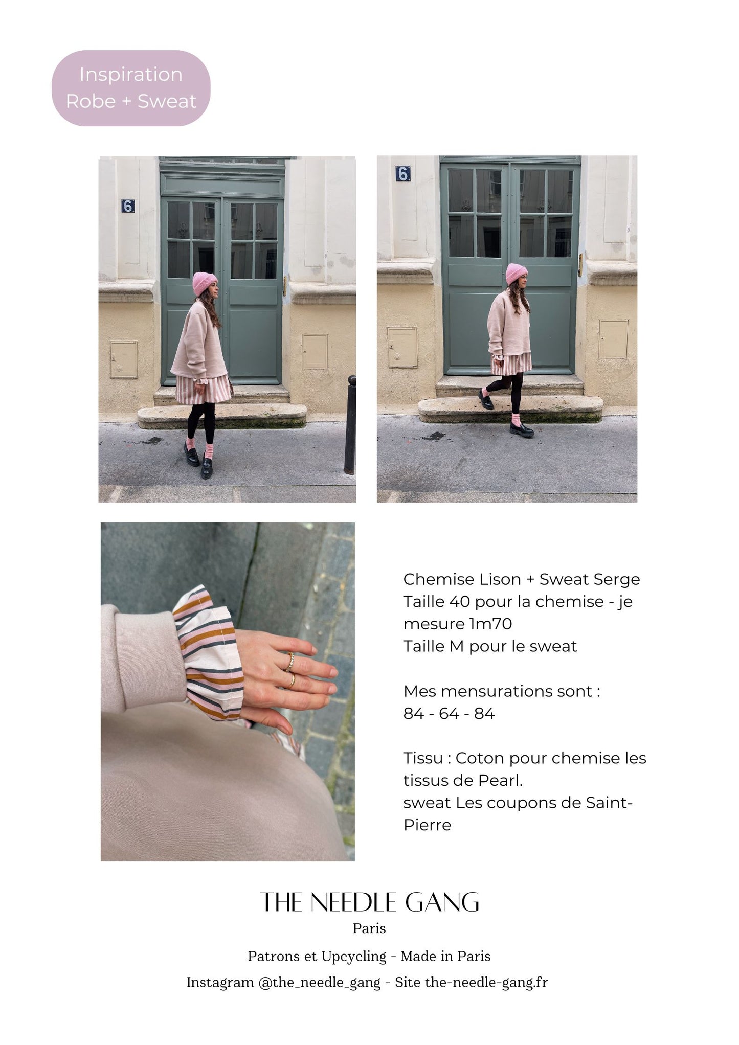 Patron de la robe/blouse Lison