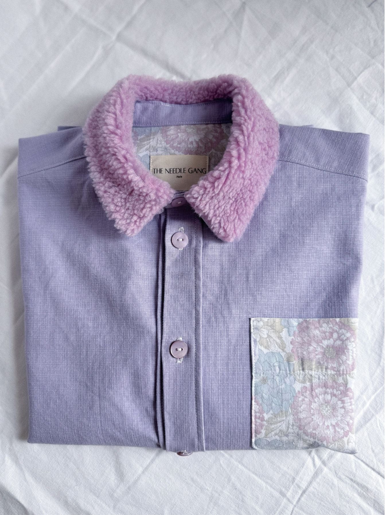 La sur-chemise mauve