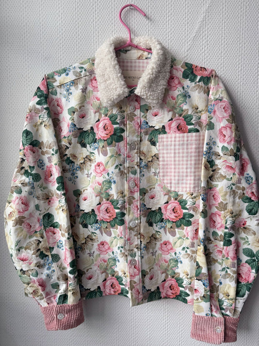 La veste rosier - vichy rose