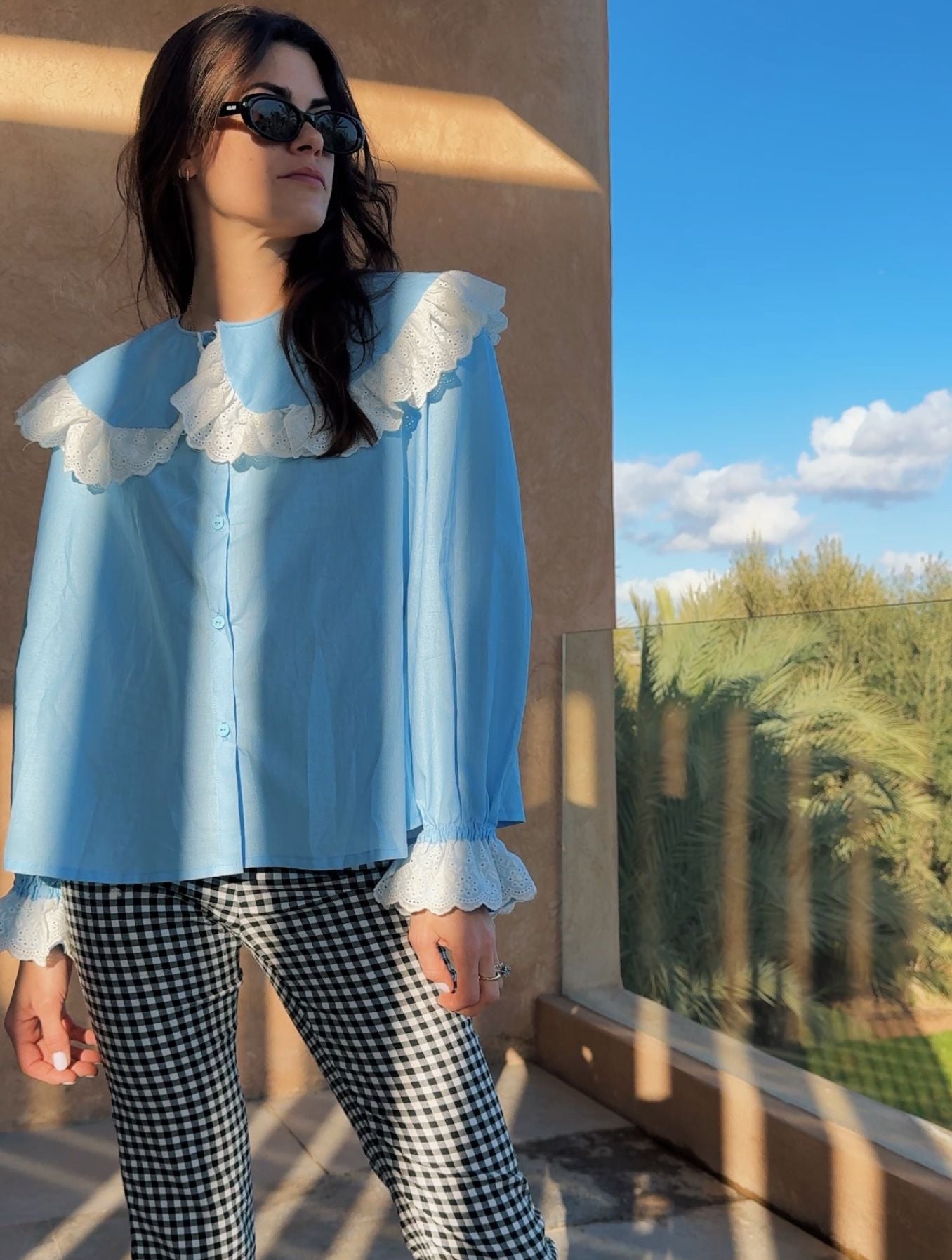 Patron de la blouse Lison + extension col Malo