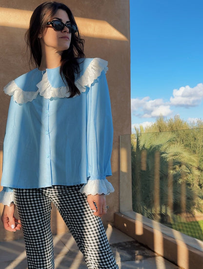 Patron de la blouse Lison + extension col Malo