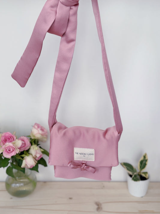 Sac MARCEL - Satin rose