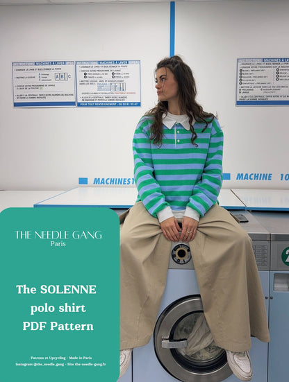 SOLENNE Polo Shirt  - PDF pattern - English version