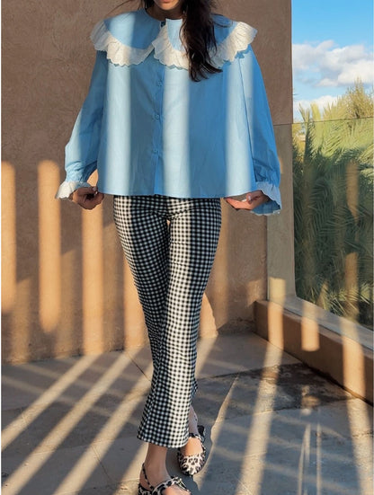 Patron de la blouse Lison + extension col Malo