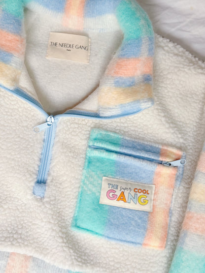 Polaire Maxine - Carreaux pastel
