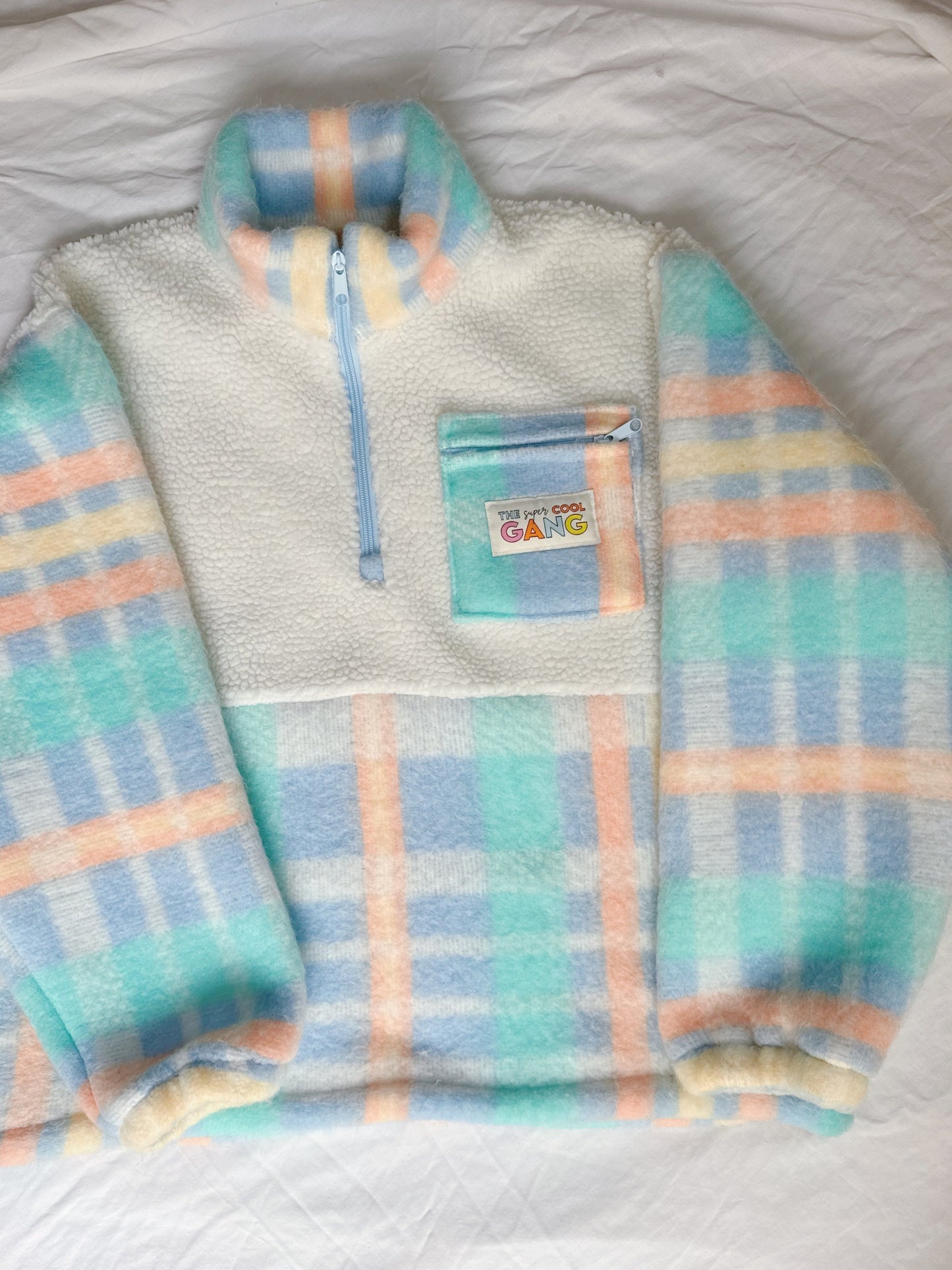 Polaire Maxine - Carreaux pastel