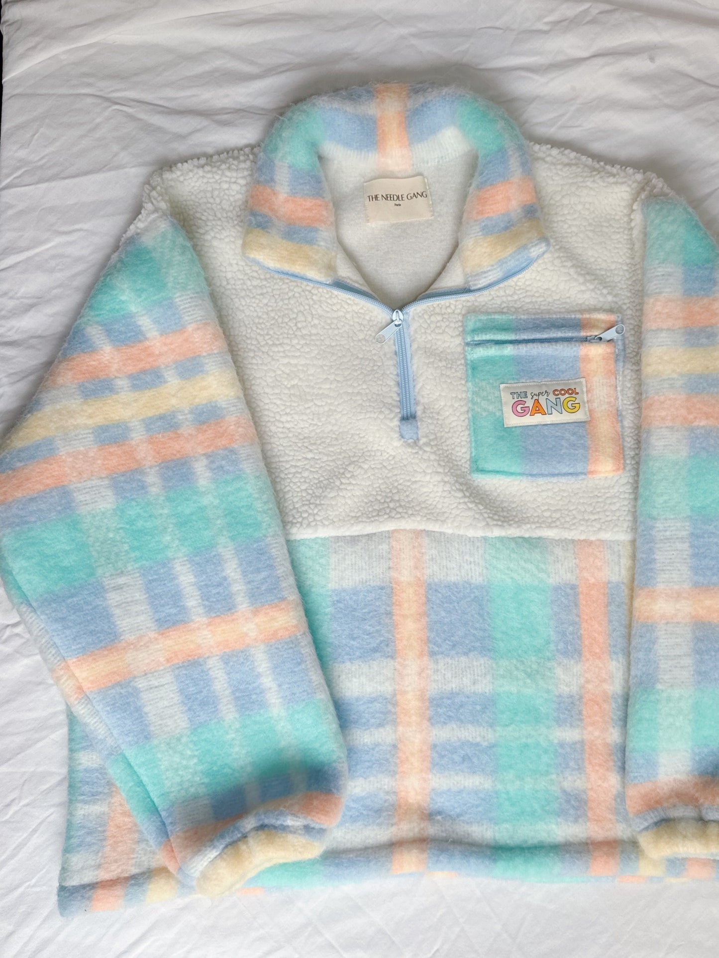 Polaire Maxine - Carreaux pastel