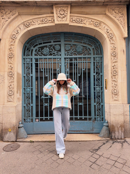 Polaire Maxine - Carreaux pastel